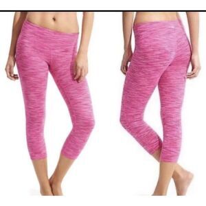 ATHLETA Energy Chaturanga Capri Leggings 722061 Space Dye Pink‎ Size Small